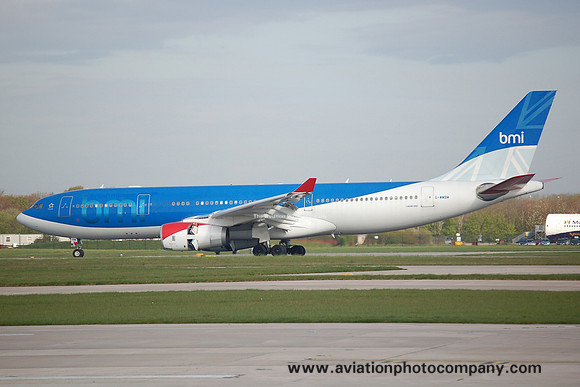 BMI British Midland Airbus A330-243 G-WWBM at Manchester IAP (2006)