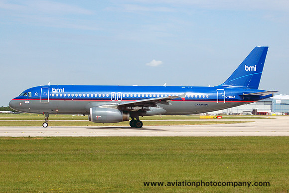 BMI British Midland Airbus A320-232 G-MIDZ at Manchester IAP (2006)