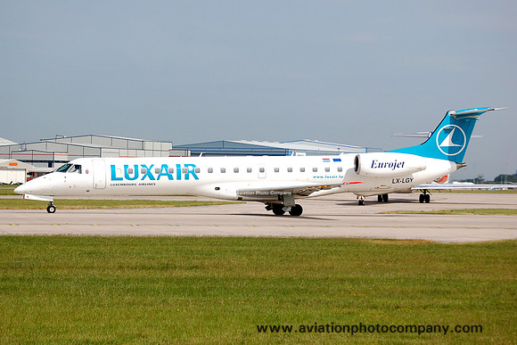 Luxair Embraer EMB-145 LX-LGY at Manchester IAP (2006)
