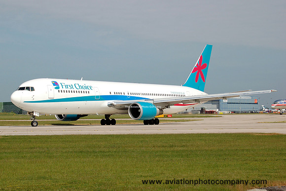 First Choice Airways Boeing 767-324ER G-OOBM at Manchester IAP (2006)