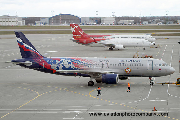 Aeroflot Airbus A320-214 VP-BWD at Moscow Sheremetevo (2017)