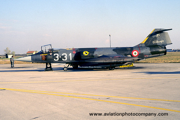 Italian Air Force 3 Stormo Lockheed RF-104G Starfighter MM6649/3-31 (1985)