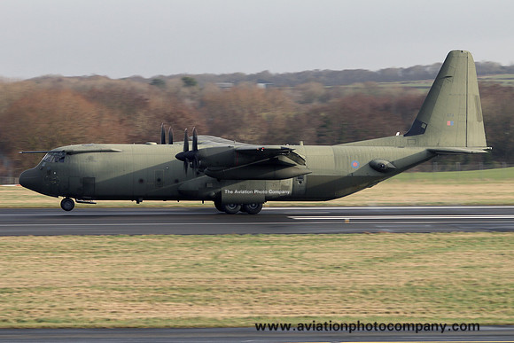 RAF Lockheed C-130 Hercules C.4 ZH874 at Prestwick (2017)