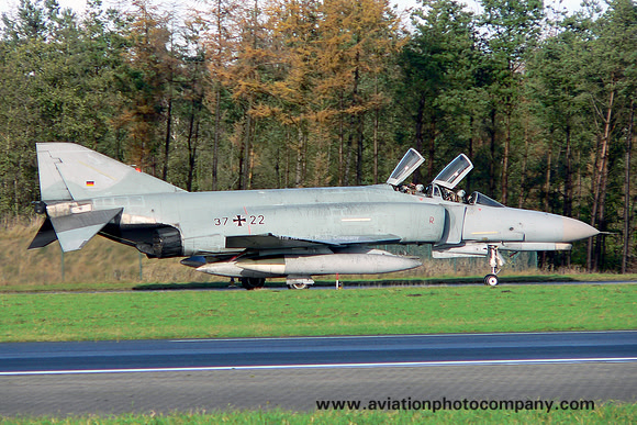 German Air Force JG71 McDonnell F-4F Phantom 37+22 (2005)