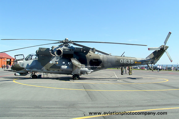 Czech Air Force 231 VRL Mil Mi-24V Hind 0835 (2006)