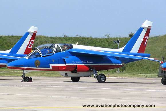French Air Force Patrouille de France Dassault Alpha Jet E117/7 (2006)