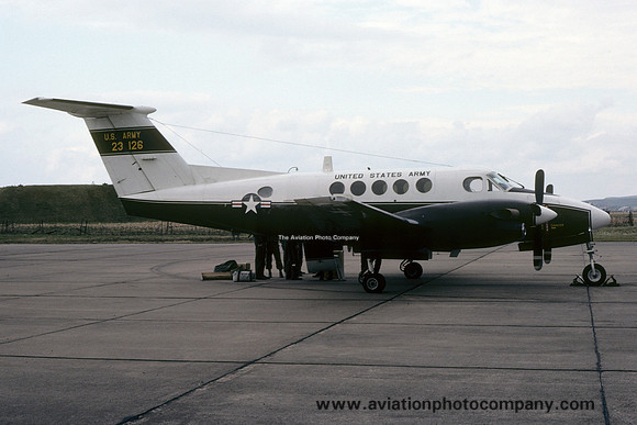 US Army 207t Aviation Company Beech C-12C Huron 78-23126 (1982)