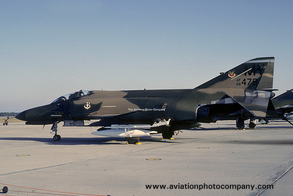 USAF 347th Tactical Fighter Wing 69th Tactical Fighter Squadron McDonnell F-4E Phantom 68-0478/MY (1982)