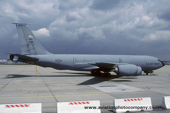 USAF New York ANG 136th Air Refueling Squadron Boeing KC-135R Stratotanker 63-7981 at Rhein Main (2002)