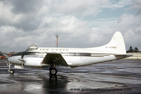 Ind Coope Ltd De Havilland Dove 8 G-ARDE (1961)