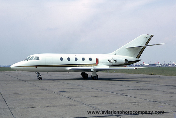 Carver Pump Company Dassault Falcon 20 N3RC at London Heathrow