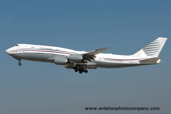 Qatar Amiri Flight Boeing 747-8KB (BBJ) A7-HBJ (2016)