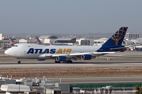 Atlas Air Boeing 747-47UF(SCD) N497MC at Los Angeles IAP (2016)