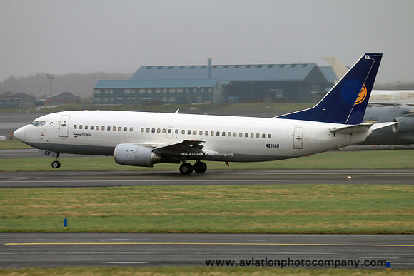 Automatic Aviation Boeing 737-330 N216AU at Prestwick (2017)