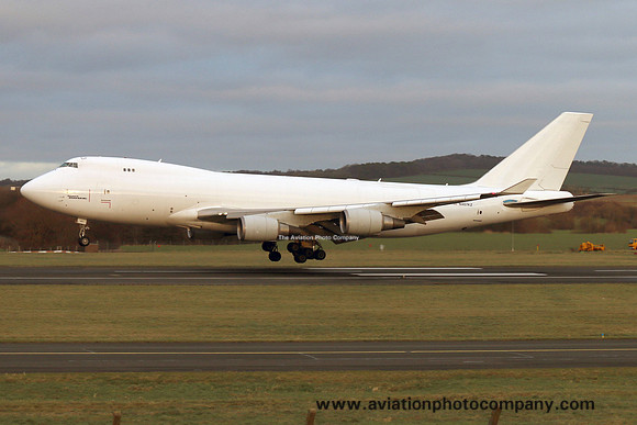Atlas Air Boeing 747-4KZF N407KZ at Prestwick (2017)