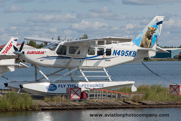 Gippsland GA-8 Airvan N495KB at the Lake Hood Seaplane Base (2017)