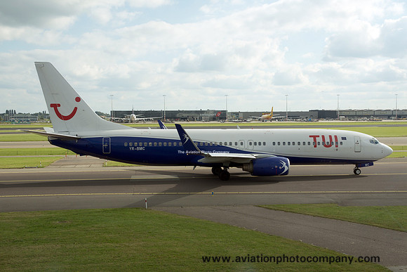 TUI Netherlands (leased from Blue Air) Boeing 737-85F YR-BMC (2016)
