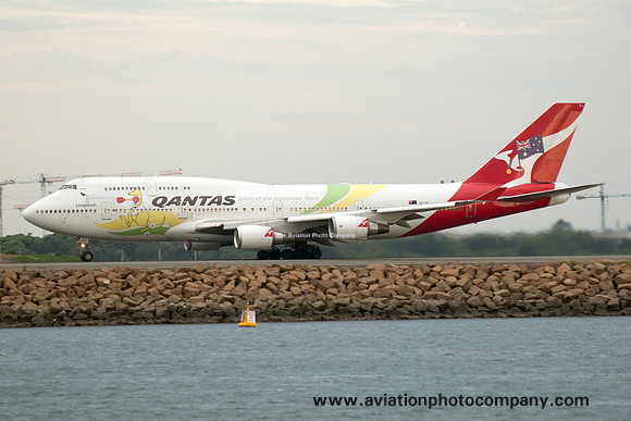 Qantas Boeing 747-438ER VH-OEJ (2016)