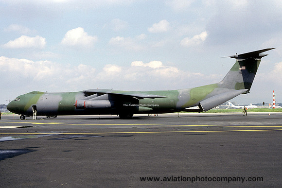 USAF 756th Military Airlift Squadron Lockheed C-141B Starlifter 65-0216 at Rhein Main (1987)