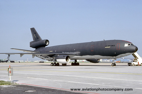 USAF 68th Air Refueling Wing McDonnell Douglas KC-10A Extender 86-0038 at Rhein Main (1987)