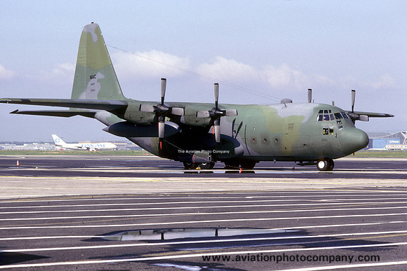 USAF 317th Tactical Airlift Wing Lockheed C-130E Hercules 70-1263 at Rhein Main (1987)