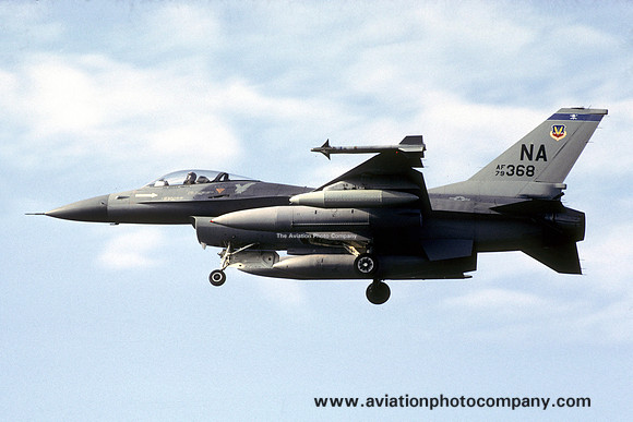 USAF 474th Tactical Fighter Wing 428th Tactical Fighter Squadron GD F-16A Fighting Falcon 79-0368/NA (1987)