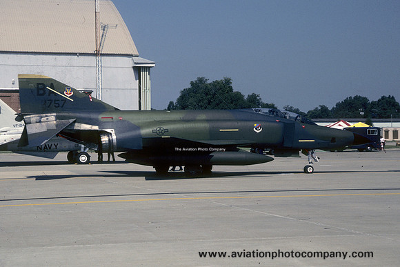 USAF 67th Tactical Reconnaissance Wing 62nd Tactical Reconnaissance Squadron McDonnell RF-4C Phantom 63-7757/BA (1986)