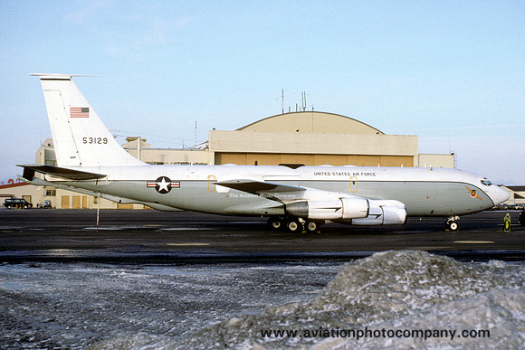 USAF 6th Airborne Command and Control Squadron Boeing EC-135H Silk Purse 55-3129 (1988)