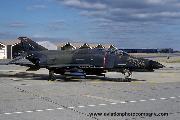 USAF New Jersey Air National Guard 141st Tactical Fighter Squadron McDonnell F-4E Phantom 68-0392/NJ (1987)