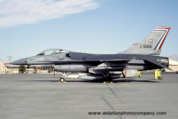 USAF 50th Tactical Fighter Wing GD F-16A Fighting Falcon 81-0666/HR (1983)