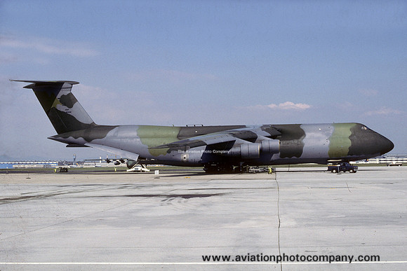 USAF 436th Military Airlift Wing Lockheed C-5B Galaxy 85-0007 at Rhein Main (1987)