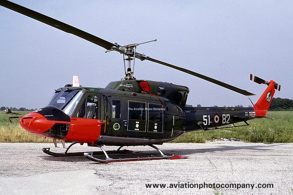 Italian Air Force 51 Stormo Agusta-Bell 212AM MM81151/51-82 (1990)