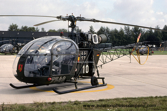 German Army HFWS Sud Alouette II 75+48 (1990)