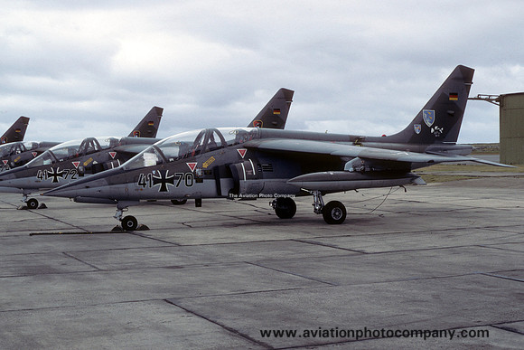 West German Air Force JBG43 Dassault/Dornier Alpha Jet 41+70 (1984)
