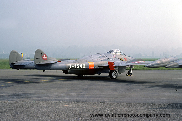 Swiss Air Force De Havilland Venom FB.50 J-1540 (1978)