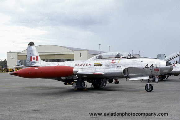 Canadian Air Force VU-33 Canadair CT-133 Silver Star 3 133441 (1984)