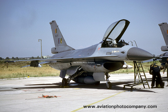 Belgian Air Force 10 Wing 31 Sml GD F-16A Fighting Falcon FA-70 (1987)