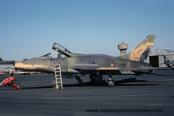 French Air Force EC2/11 North American F-100D Super Sabre 42167/11-ML (1976)