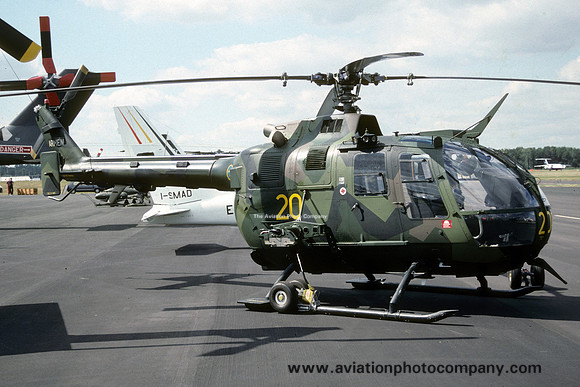 Swedish Army MBB Hkp9A (Bo105CB) 09220 (1990)