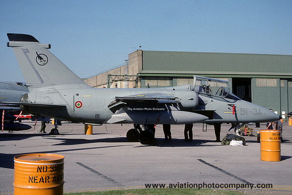 Italian Air Force 51 Stormo Aeritalia AMX MM7103/51-34 (1990)