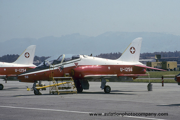 Swiss Air Force Hawker Siddeley Hawk Mk.66 U-1256 (1990)
