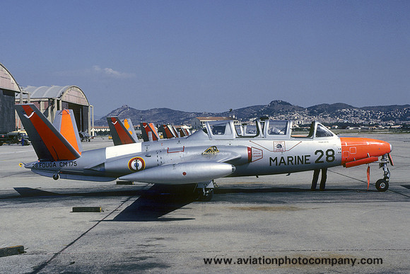 French Navy Fouga CM.170 Zephyr 28 (1990)