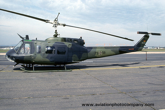 German Army Bell UH-1D 73+59 at Rhein Main (1990)