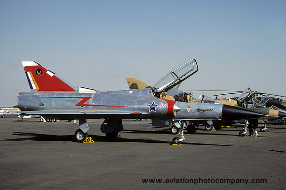 South African Air Force 2 Squadron Dassault Mirage 3BZ 816 (1990)