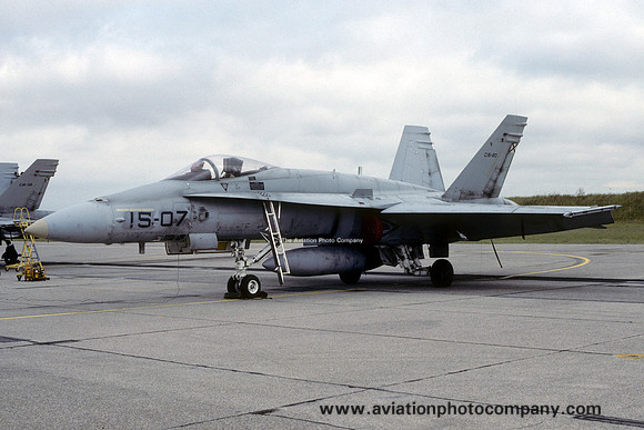 Spanish Air Force Ala 15 McDonnell Douglas EF-18A Hornet C.15-20/15-07 (1990)