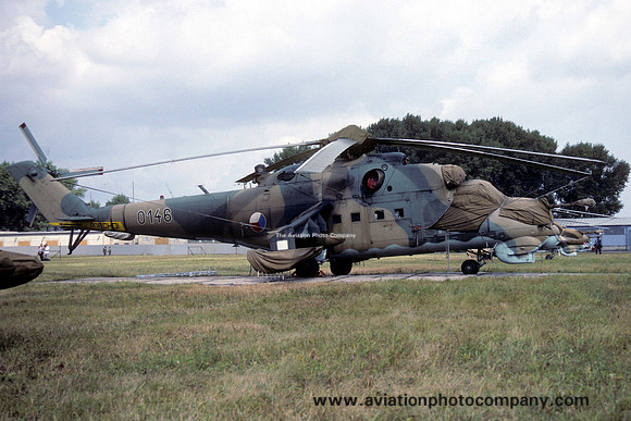 Czech Air Force 51 VRP Mil Mi-24D Hind 0146 (1990)