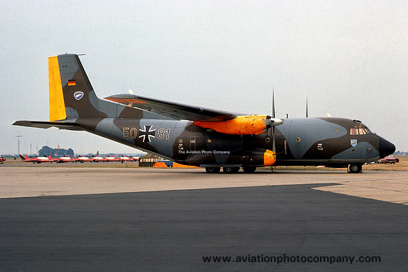 West German Air Force LTG63 Transall C-160D 50+81 (1976)