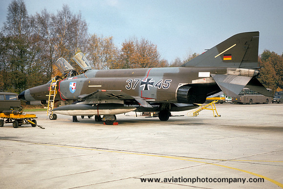 West German Air Force JBG36 McDonnell F-4F Phantom 37+45 (1975)