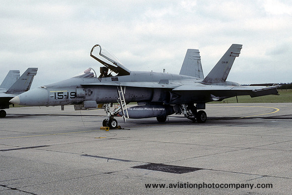 Spanish Air Force Ala 15 McDonnell Douglas EF-18A Hornet C.15-32/15-19 (1990)