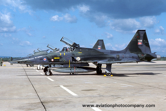 Canadian Air Force 422 Squadron Canadair CF-5A Freedom Fighter 116738 (1976)